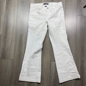 Noir - White stretchy Jean Pants  White House Black Market Size 8S‎